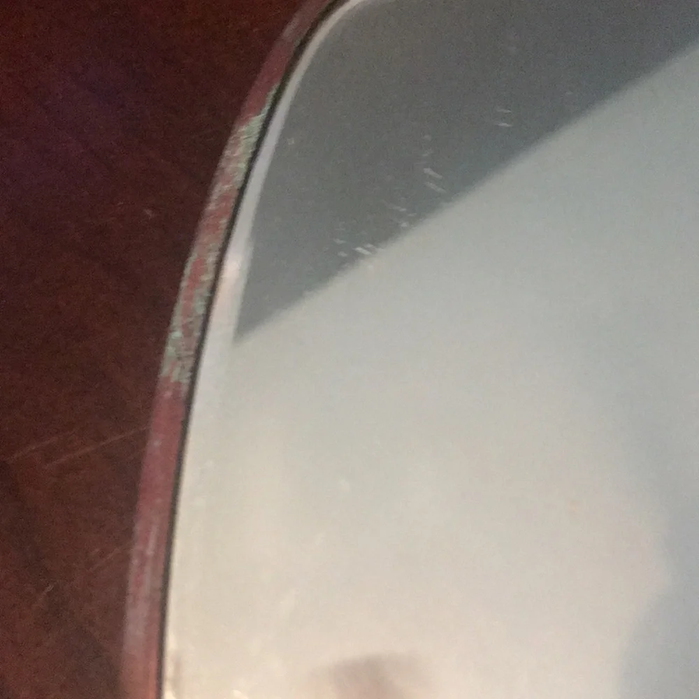 Vintage Art Deco hand held mirror